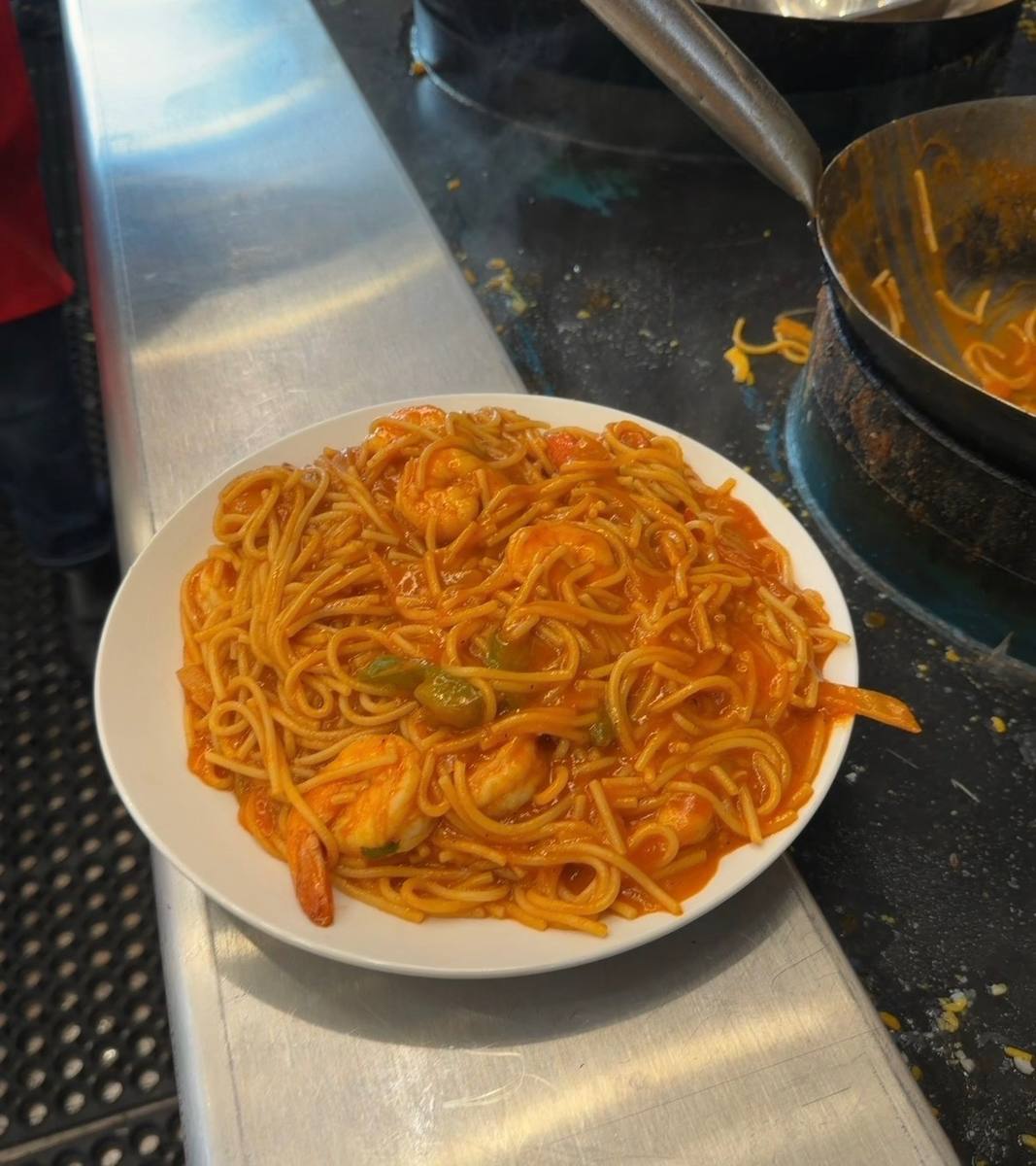 Shrimp pasta